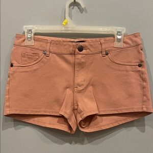 Women's Rose color  Stretch Cotton Shorts